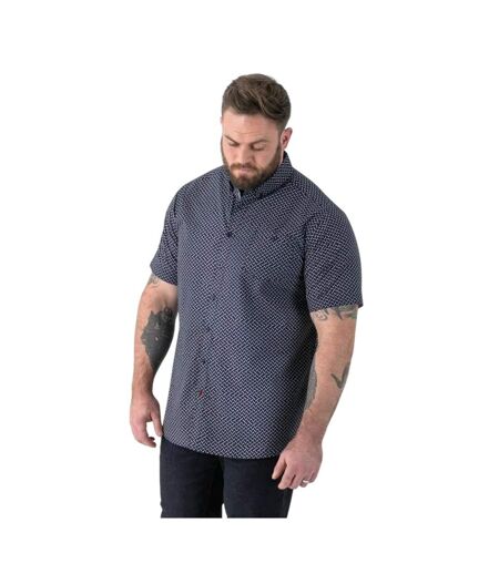 Chemise Manches Courtes Motif/style Icône Melrose Homme Bleu Marine Duke