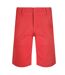 Mens rayburn flat fronted shorts radical red Weird Fish-1