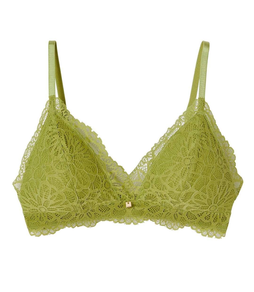 Soutien-gorge souple vert Fougère