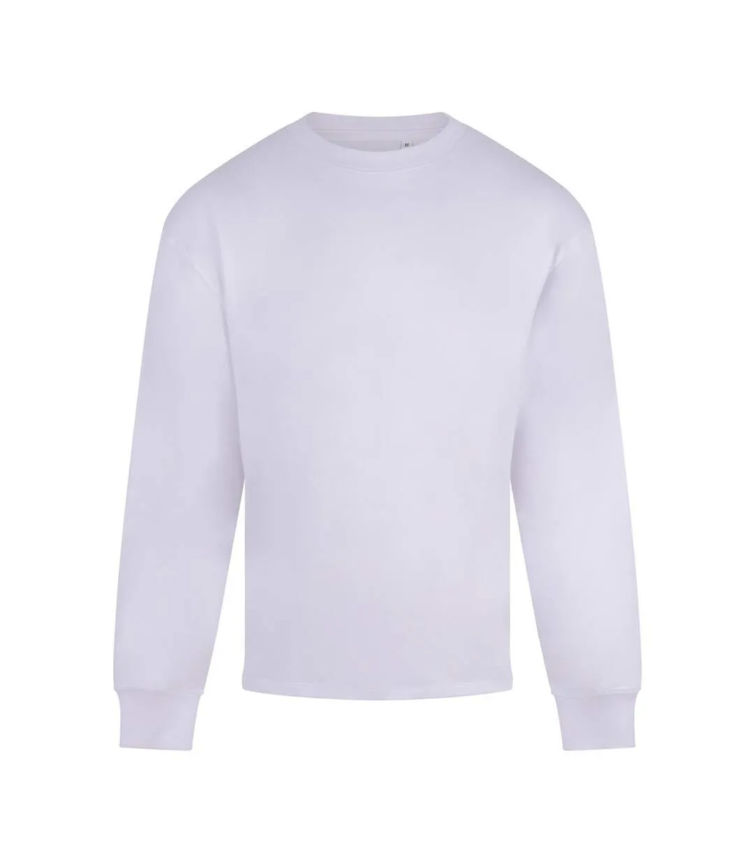 Mens Headline Heavyweight Long-sleeved T-shirt White Anthem-2
