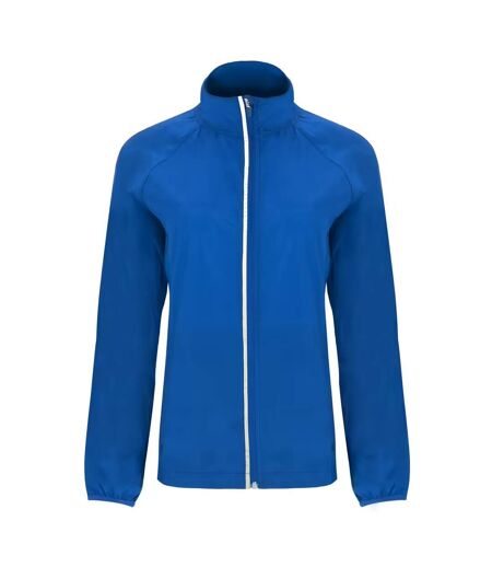 Womens/ladies Glasgow Packaway Slim Windbreaker Royal Blue Roly