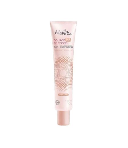 BB crème certifiée bio Source de Roses teinte claire Melvita 40ml - 40ml