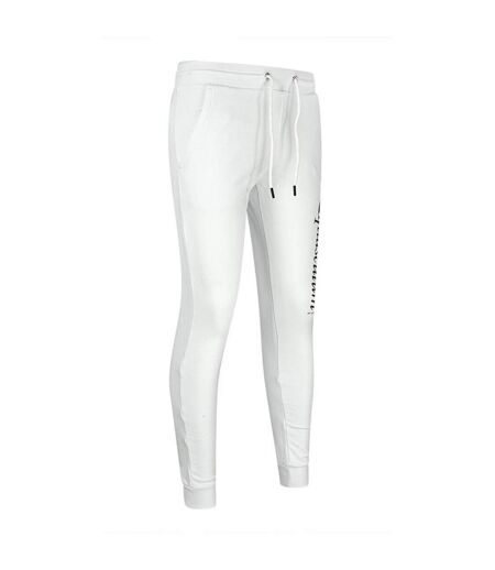 Pantalon De Jogging Motif Logo Homme Blanc Aquascutum