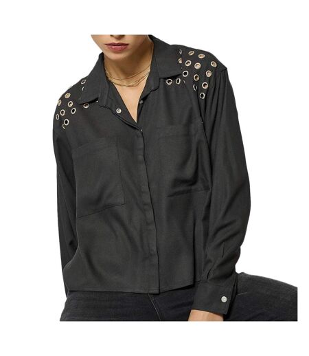 Chemise noire femme kaporal mida