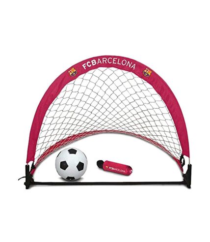 FC Barcelona Official Soccer Skills Practice Goal Set (Red) (One Size)