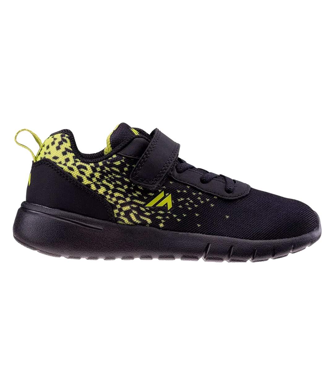 Baskets Makredi Enfant Noir Vert Néon Martes Essential-3