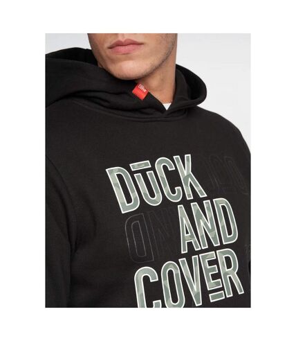 Duck and Cover Mens Pecklar Hoodie (Black) - UTBG478