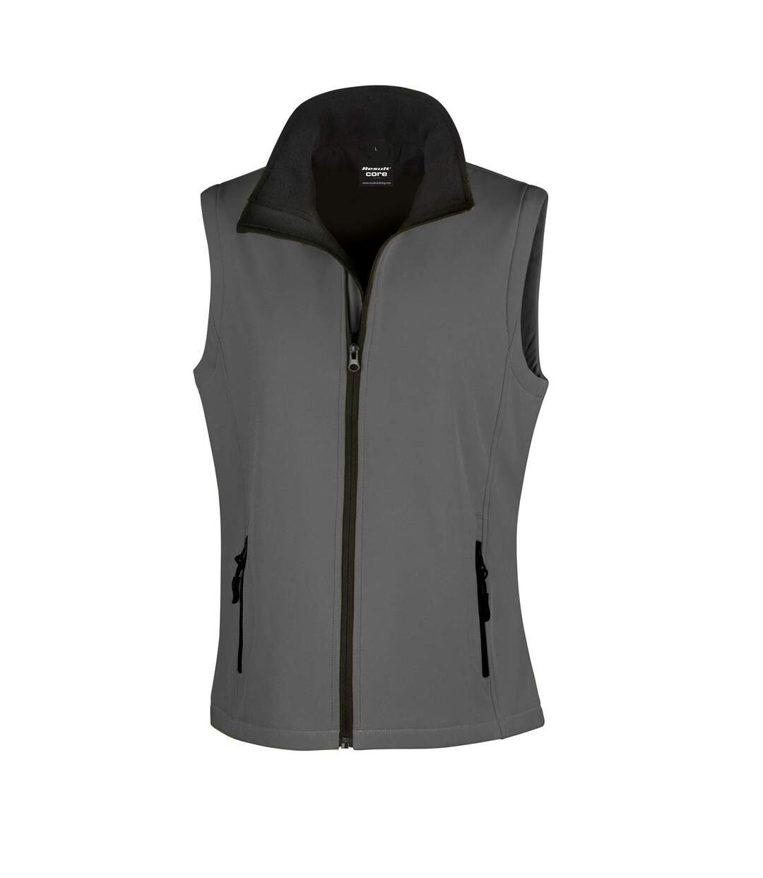 Veste Sans Manches Femme Charbon Noir Result Core-1