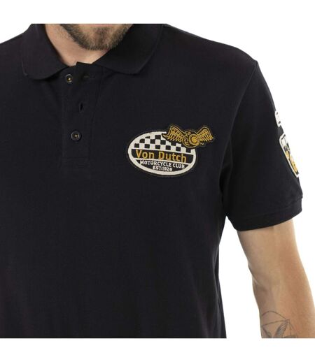 Polo homme manches courtes piqué avec patch Engine Vondutch
