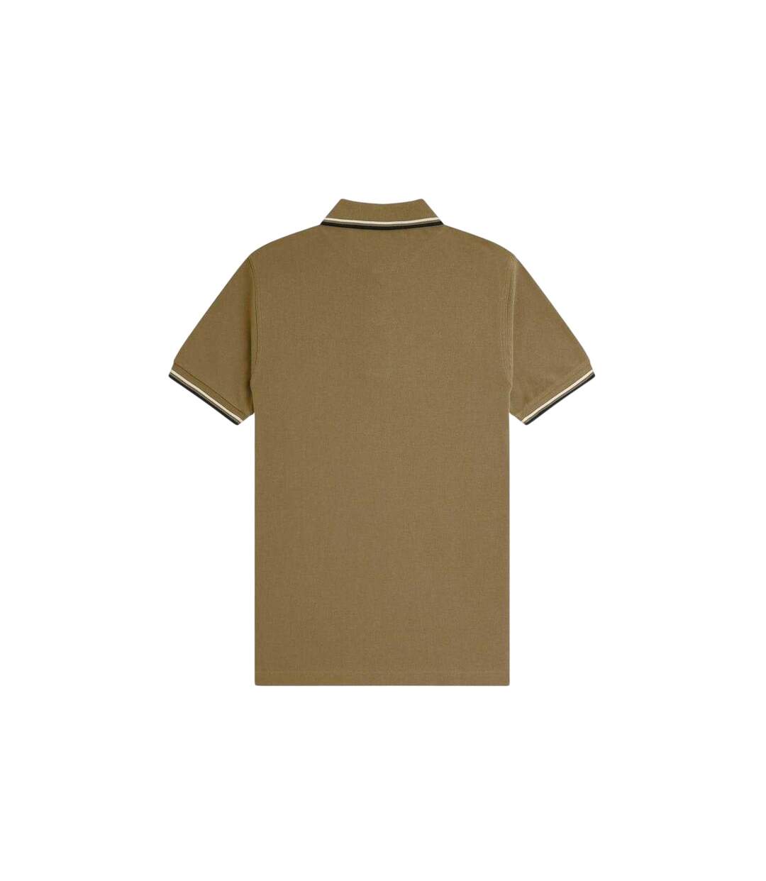 Polo Motif/style Double Pointe Homme Bleu Nuancé Fred Perry-3