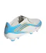 Mens F50 League Wave Pattern Firm Ground Football Boots Cream Blue Gold Adidas-2