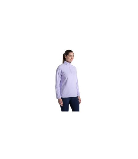 Womens/ladies Miska Vi Half Zip Fleece Parma Violet Craghoppers