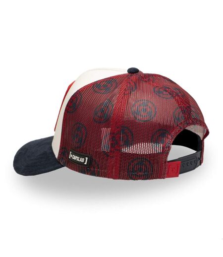 Casquette trucker avec filet en sergé de coton/mesh Naruto Sharingan Capslab
