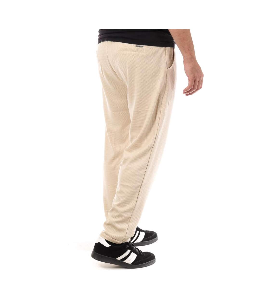 Pantalon toile beige homme paname brothers poly-2