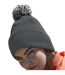 Bonnet snowstar gris foncé / gris clair Beechfield