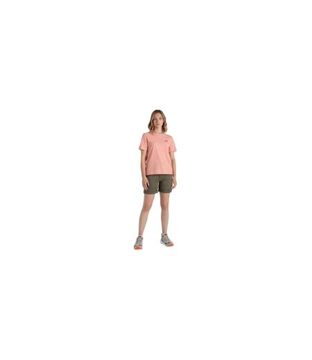T-shirt Manches Courtes Motif/style Marguerite Malibo Femme Corail Clair Floral Craghoppers