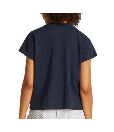 T-Shirt noir femme tommy hilfiger mdrn - l