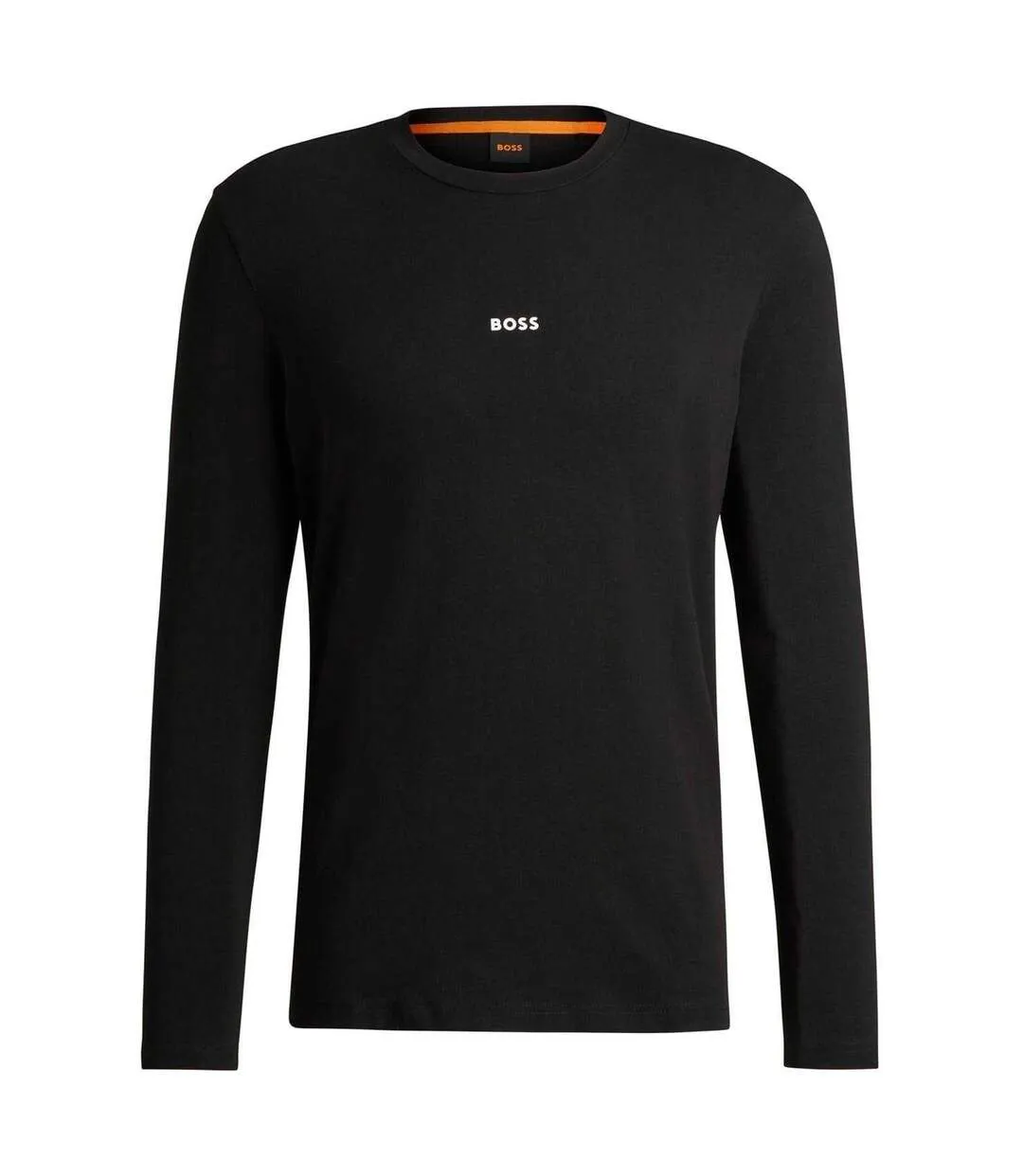 Mens Long-sleeved T-shirt Black Boss-2