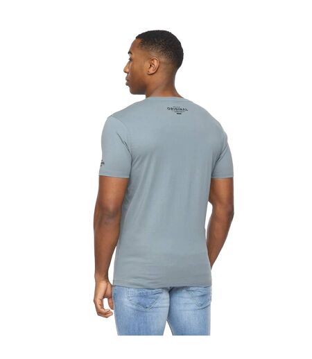 Mens boxvibe t-shirt blue Crosshatch