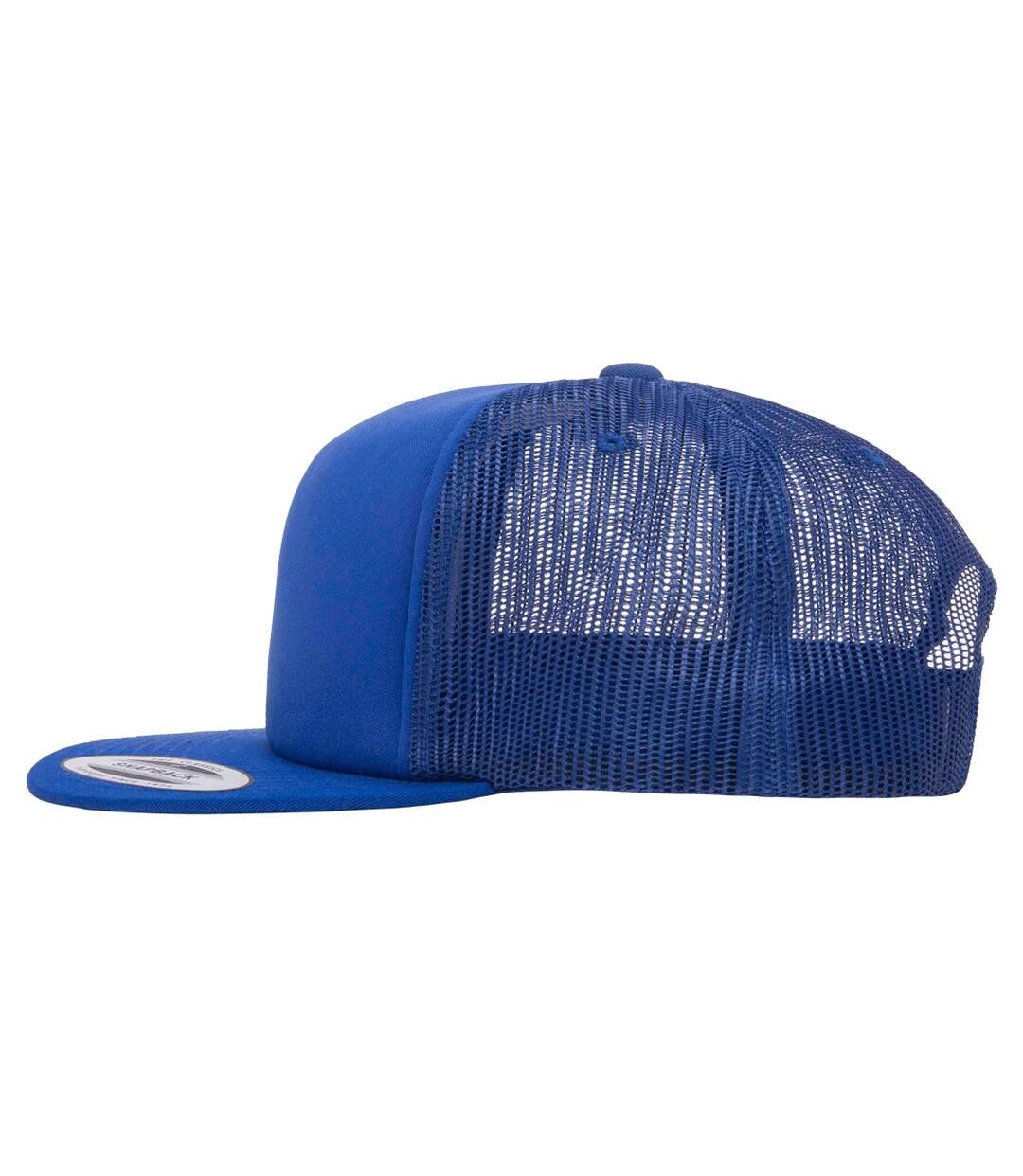 Casquette trucker flexfit bleu roi Yupoong-3