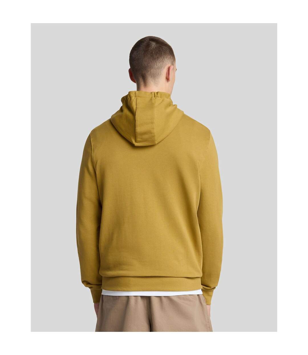 Sweat À Capuche Homme Jaune Lyle & Scott-3