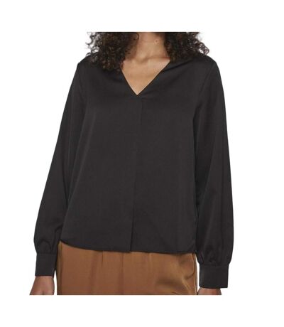 Blouse Noire Femme Vila Viellette - 36