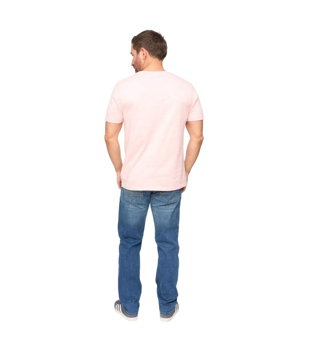 T-shirt Laylen Homme Rose À Rayures Bewley & Ritch-3