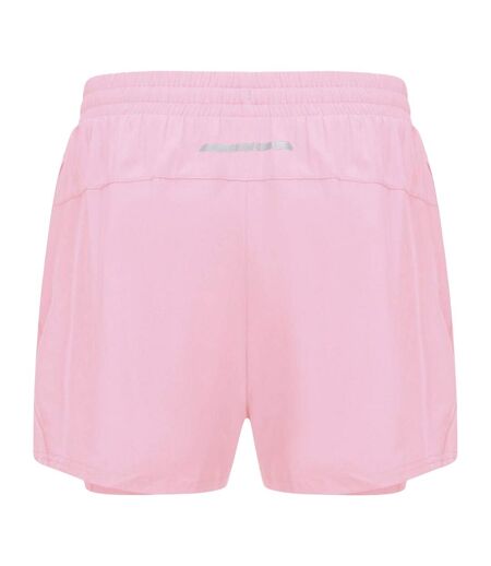 Short De Course Motif/style 2-en-1 Femme Rose Clair Karrimor