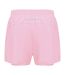 Short De Course Motif/style 2-en-1 Femme Rose Clair Karrimor-2