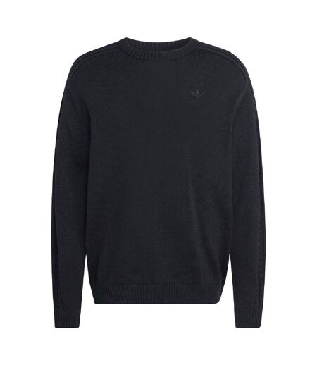 Mens Originals Crew Neck Relaxed Fit Raglan Sweatshirt Black Adidas