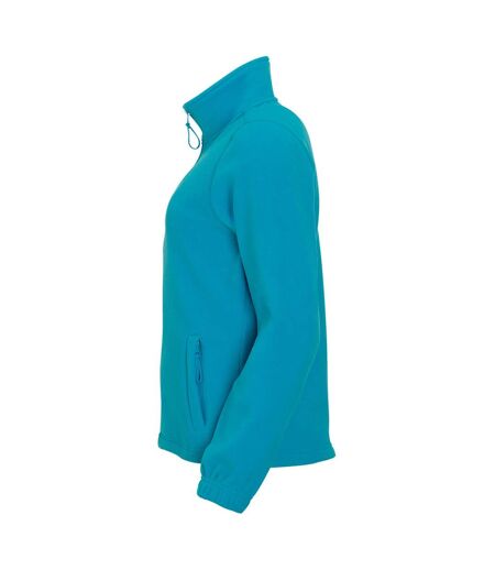 SOLS Womens/Ladies North Full Zip Fleece Jacket (Aqua)