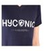 Womens/ladies short-sleeved t-shirt navy HYCONIC