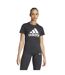 T-shirt Essentials Femme Noir Adidas-3