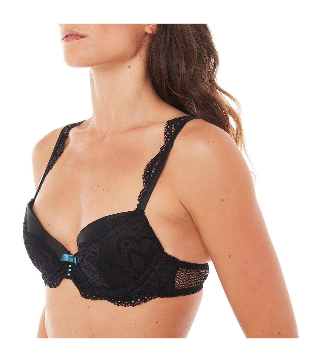 Soutien-gorge push-up coque moulée noir Rivale-2