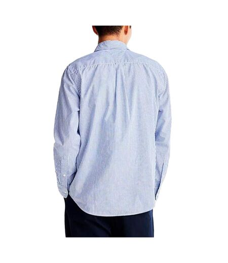 Chemise bleu homme tommy hilfiger flex - l