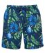 Short de bain pour homme - WB900 - bleu marine et bleu-1