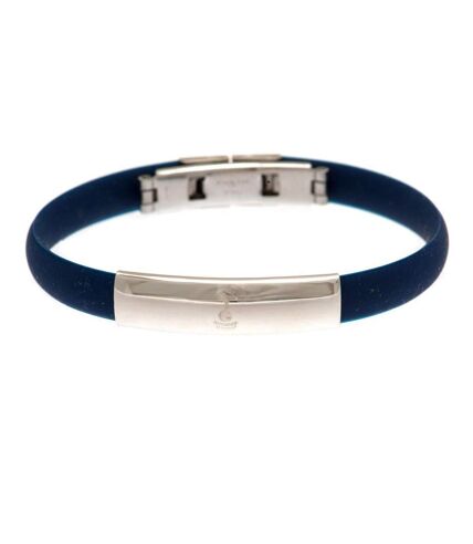 Tottenham Hotspur FC Silicone Crest Bracelet (Blue) (One Size) - UTBS4248