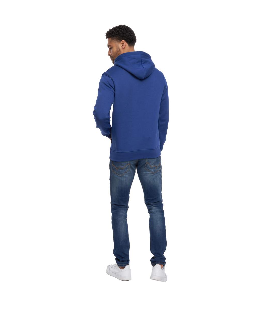 Sweat à capuche cutups homme bleu Crosshatch-2