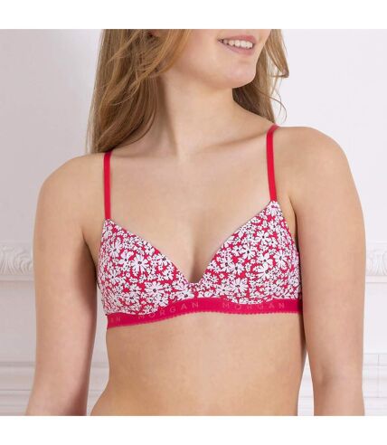 Soutien-gorge sans armatures souple rose Gaby