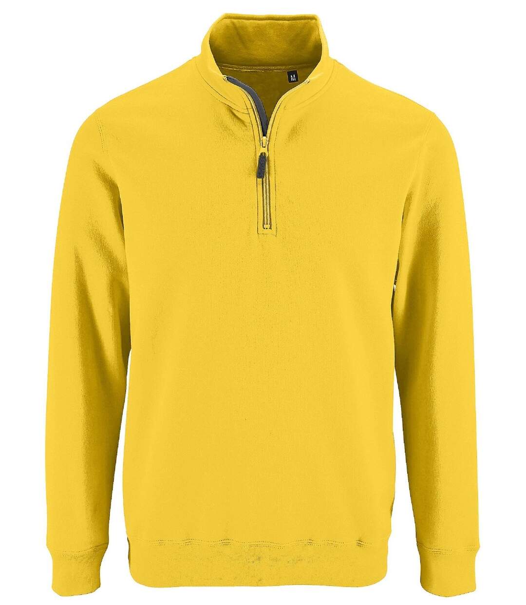 Sweat-shirt col camionneur - 02088 - jaune