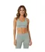 Brassière De Sport Motif/style Côtelé Femme Vert De Gris USA-4