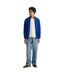 Mens Cotton Pique Zipped Cardigan Blue Gant-4