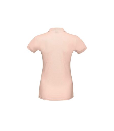 SOLS Womens/Ladies Perfect Pique Short Sleeve Polo Shirt (Creamy Pink) - UTPC282