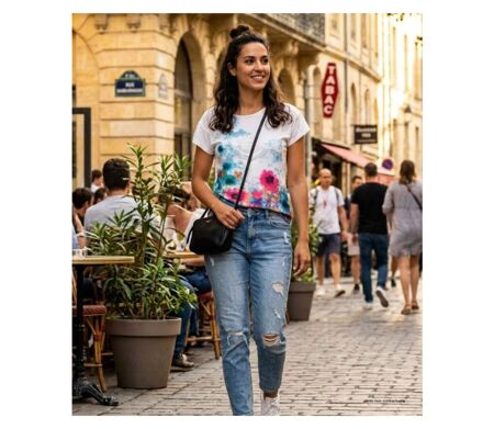 Tee-shirt col bateau DRISSA1