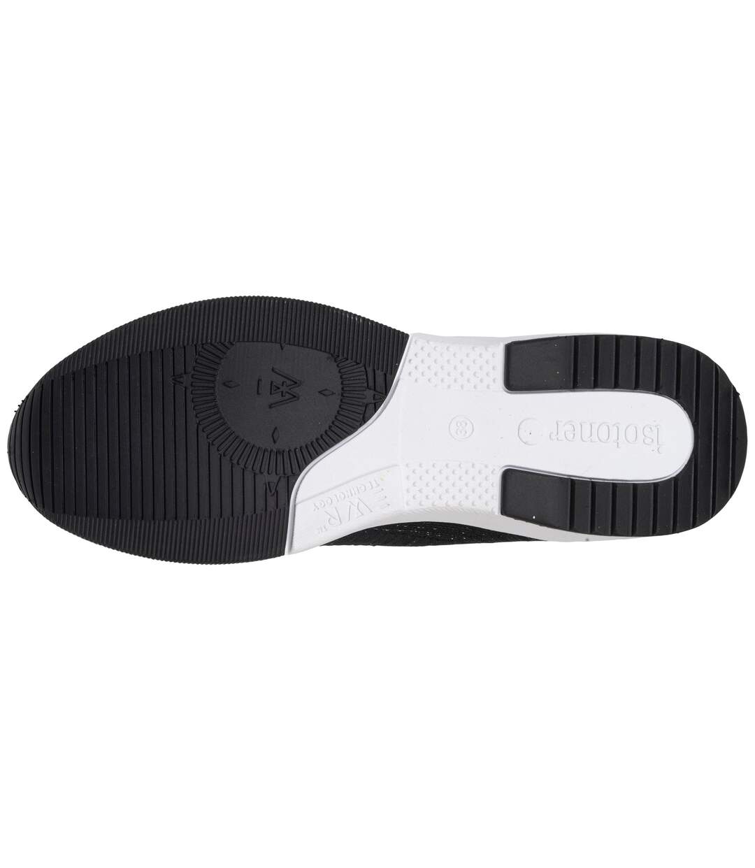 Isotoner Baskets femme maille lurex, slip on, confortable, souple et légères, avec lacets-5