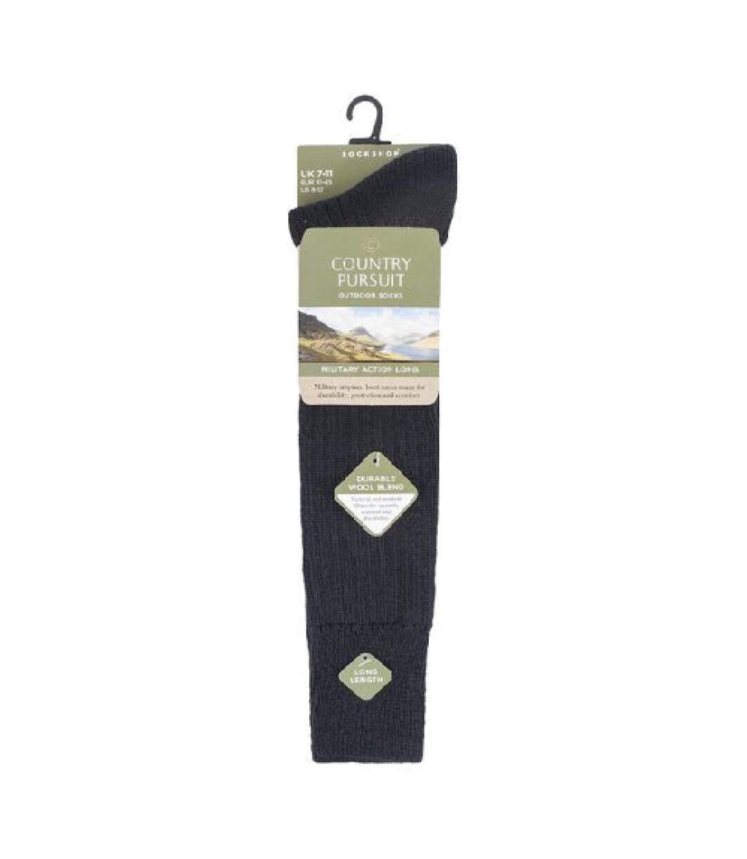 1 Pack Mens Knee High Wool Military Action Army Style Socks-2