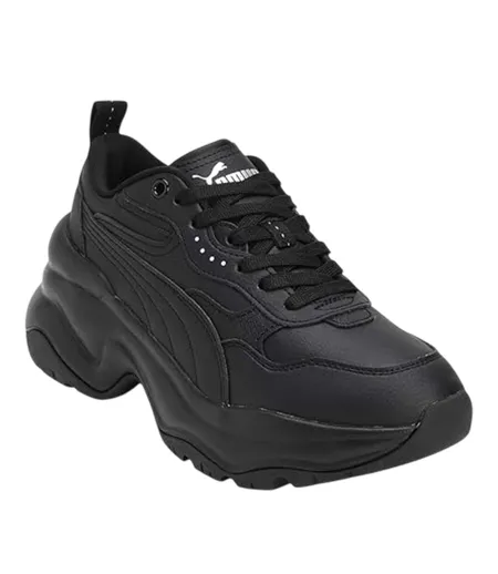 Womens/ladies Cilia Trainers Black Puma