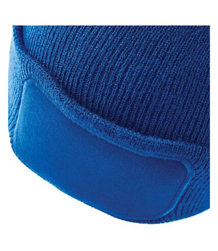 Beechfield Unisex Plain Winter Beanie Hat / Headwear (Ideal for Printing) (Bright Royal)