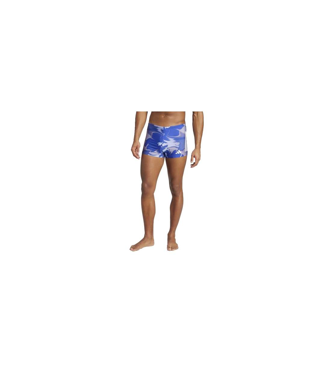 Short De Bain Motif/style Imprimé Graphique Homme Bleu Vif Adidas-1
