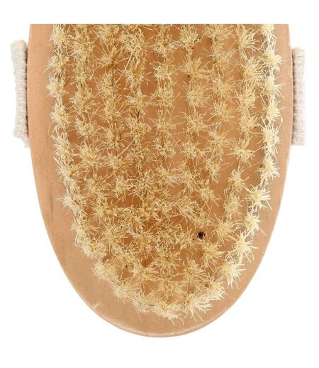 Brosse à Dos en Bois Détachable 43cm Naturel